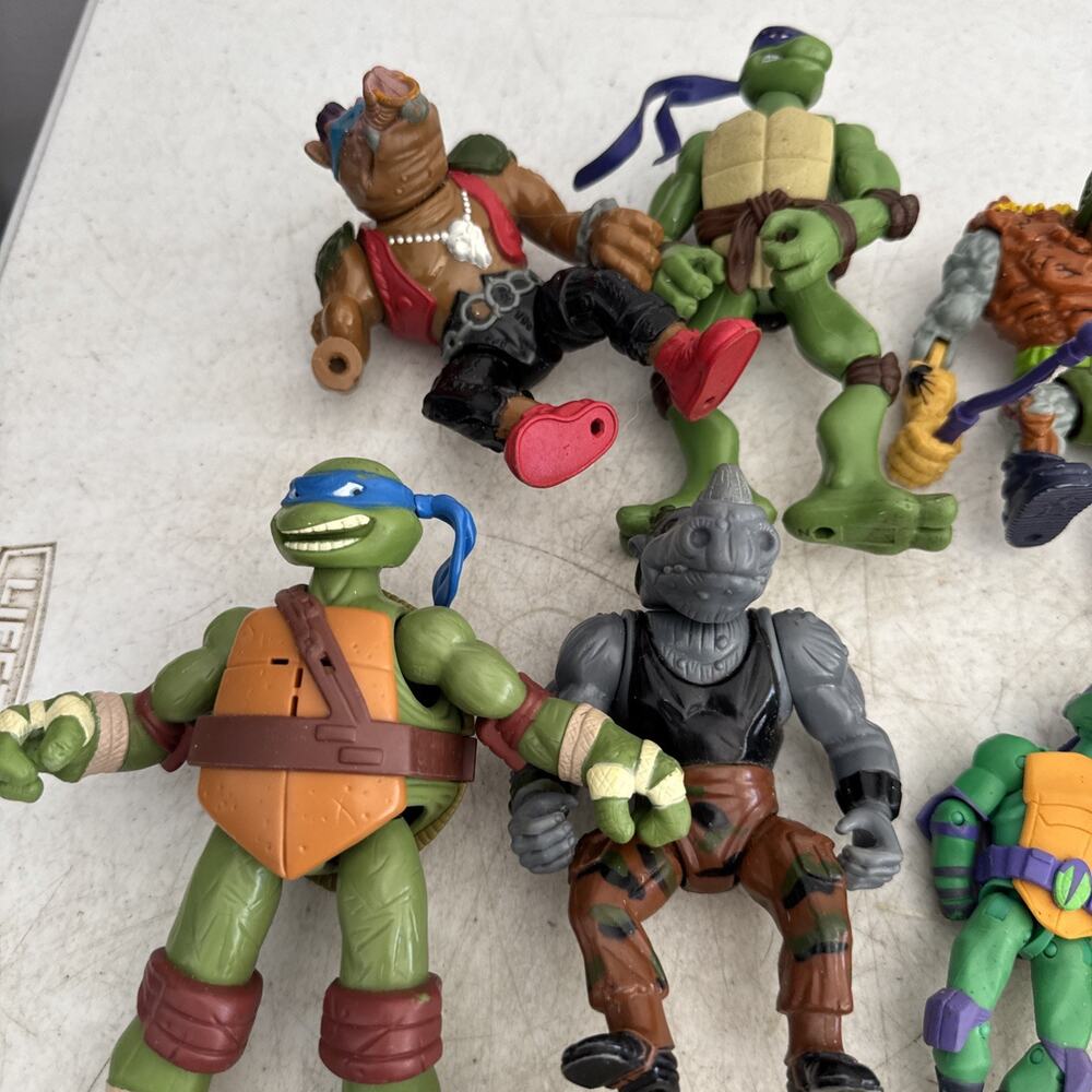 Big TMNT Teenage Mutant Ninja Turtles Action Figure Lot Some VTG - Picture 9 of 11